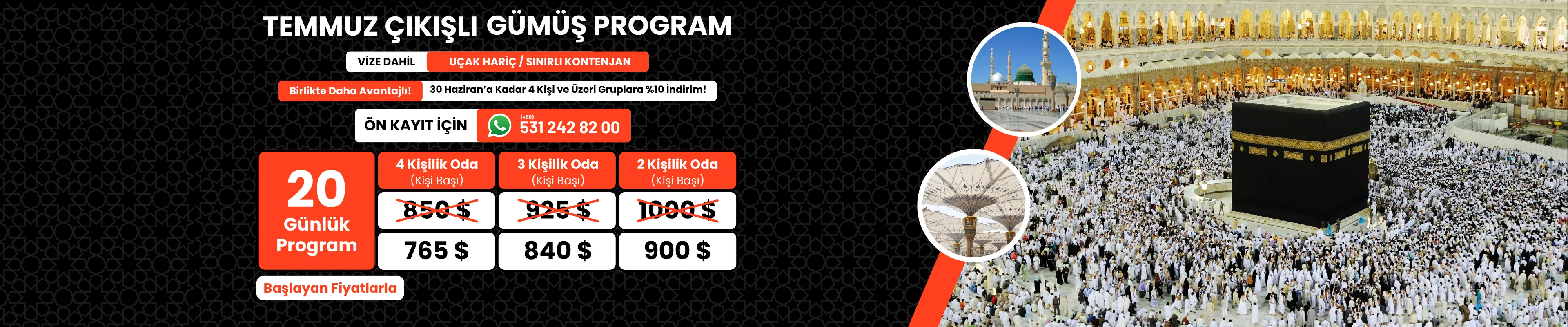 Temmuz Çıkışlı 20 Günlük 10