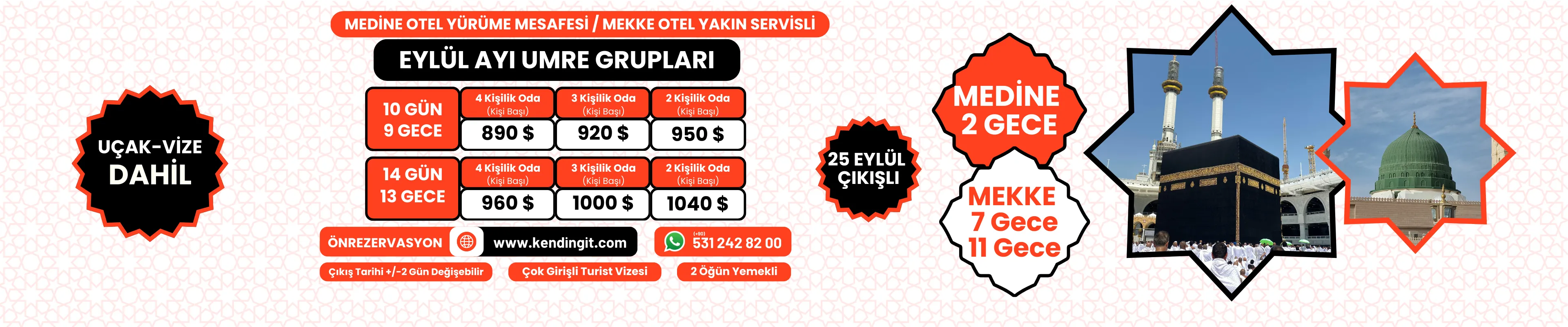 OKULLAR AÇILMADAN GENÇLİK ve AİLE UMRESİ 1